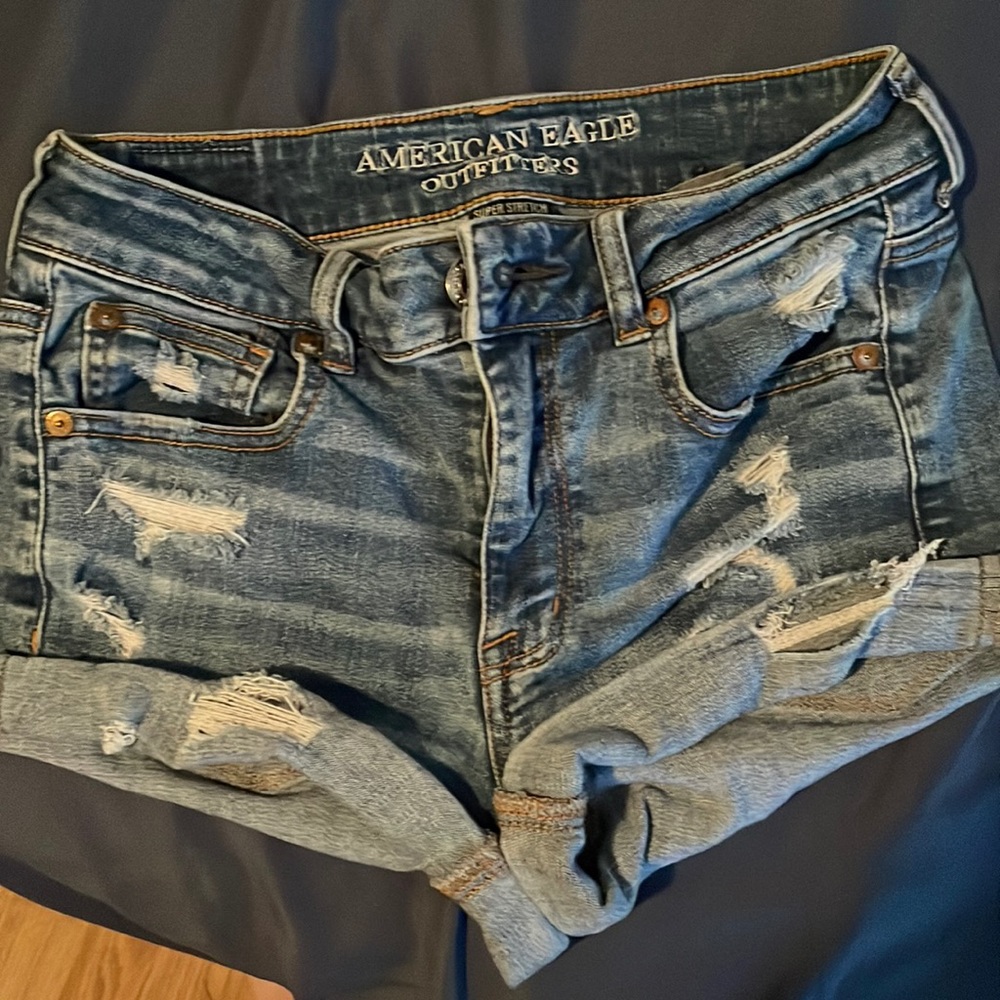 american eagle jean shorts